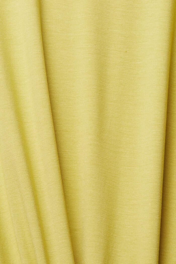 En TENCEL™ : la chemise de nuit d’aspect drapé, YELLOW, detail image number 4