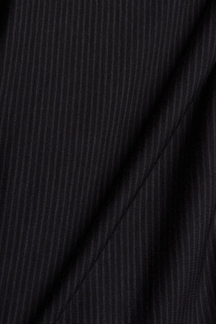 Pyjama rayé en jersey, LENZING™ ECOVERO™, BLACK, detail image number 3