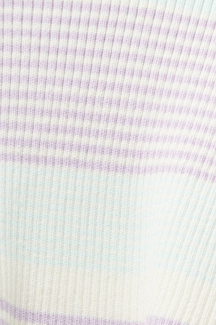 Pull-over rayé à manches longues, LIGHT AQUA GREEN, detail image number 5