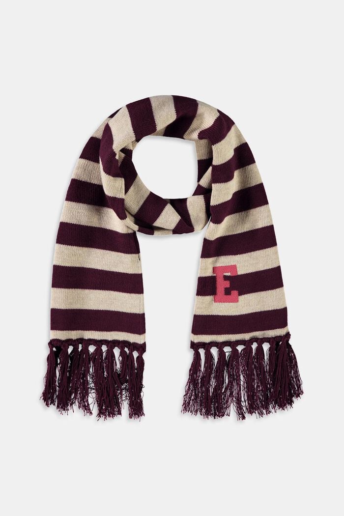 Shawls/Scarves, BORDEAUX RED, overview