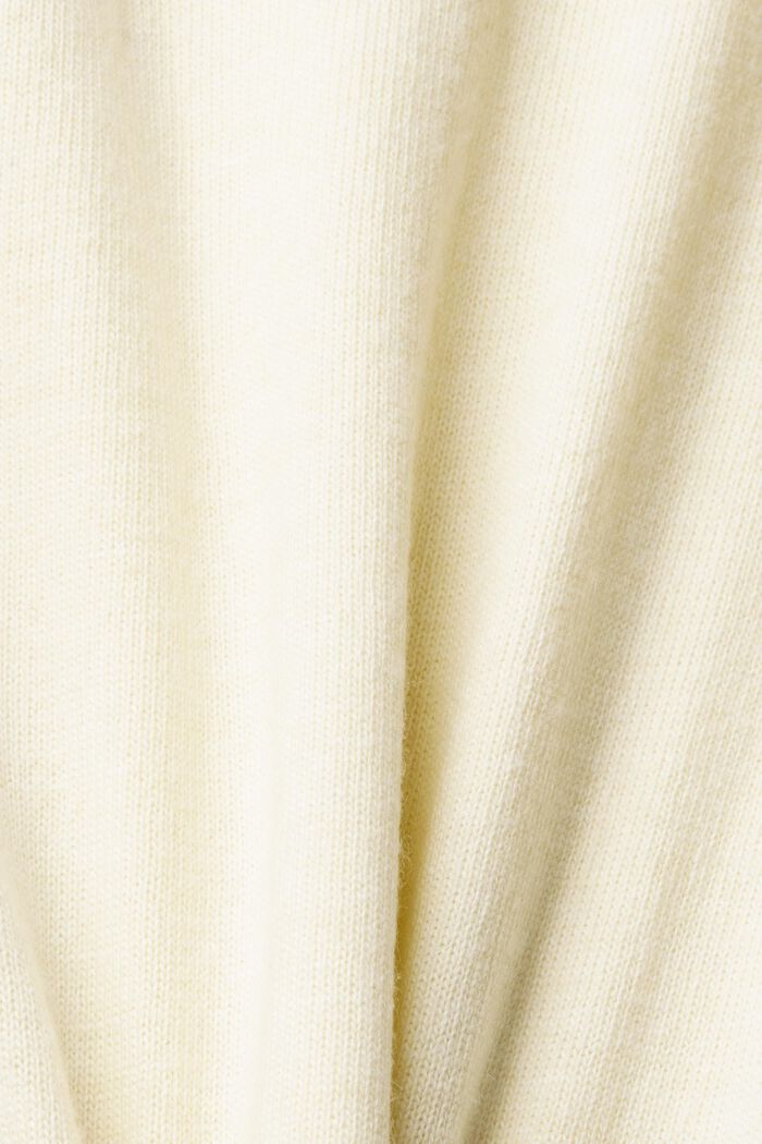 Robe en laine mélangée à fronces, LENZING™ ECOVERO™, ICE, detail image number 5