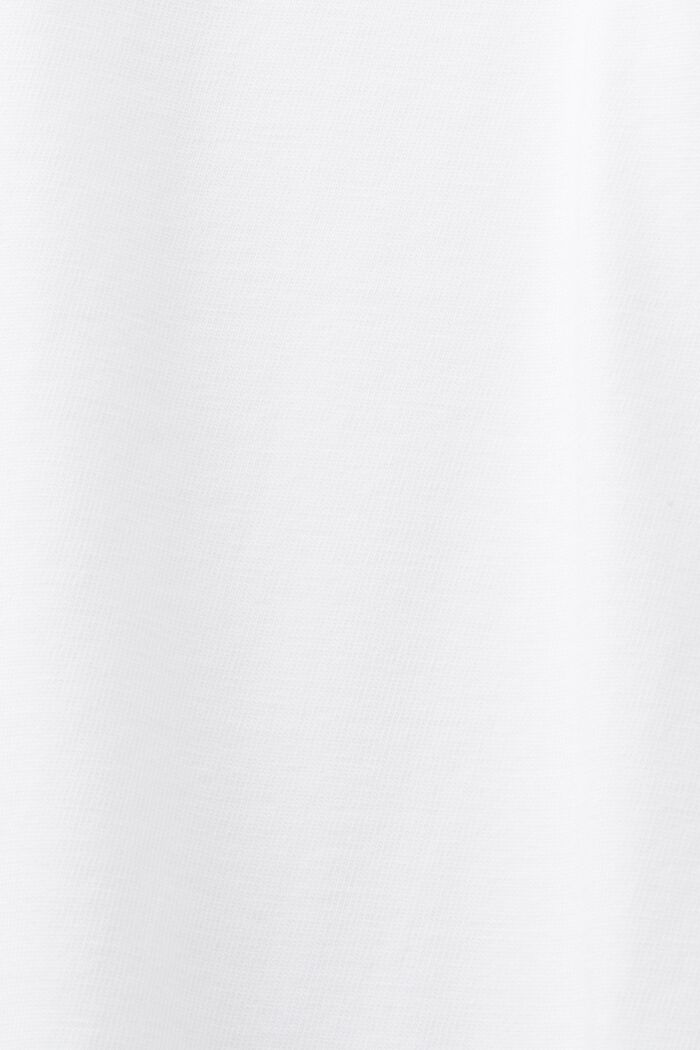 T-shirt imprimé en coton Pima, WHITE, detail image number 5