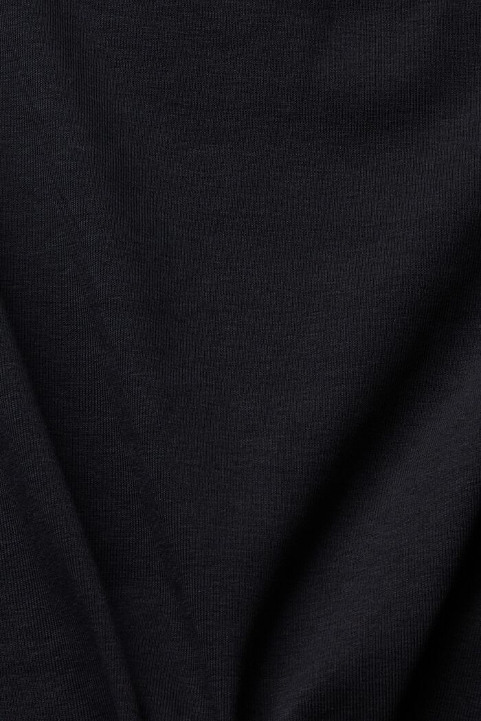 T-shirt orné de découpes, BLACK, detail image number 1