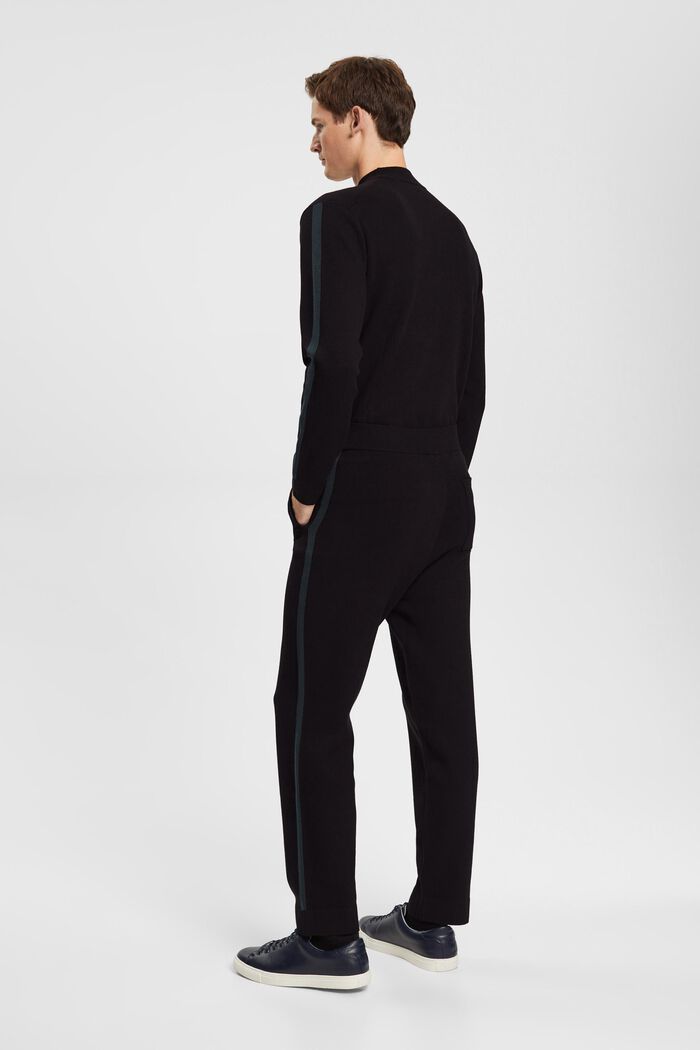 Pantalon de jogging tricoté, LENZING™ ECOVERO™, BLACK, detail image number 3