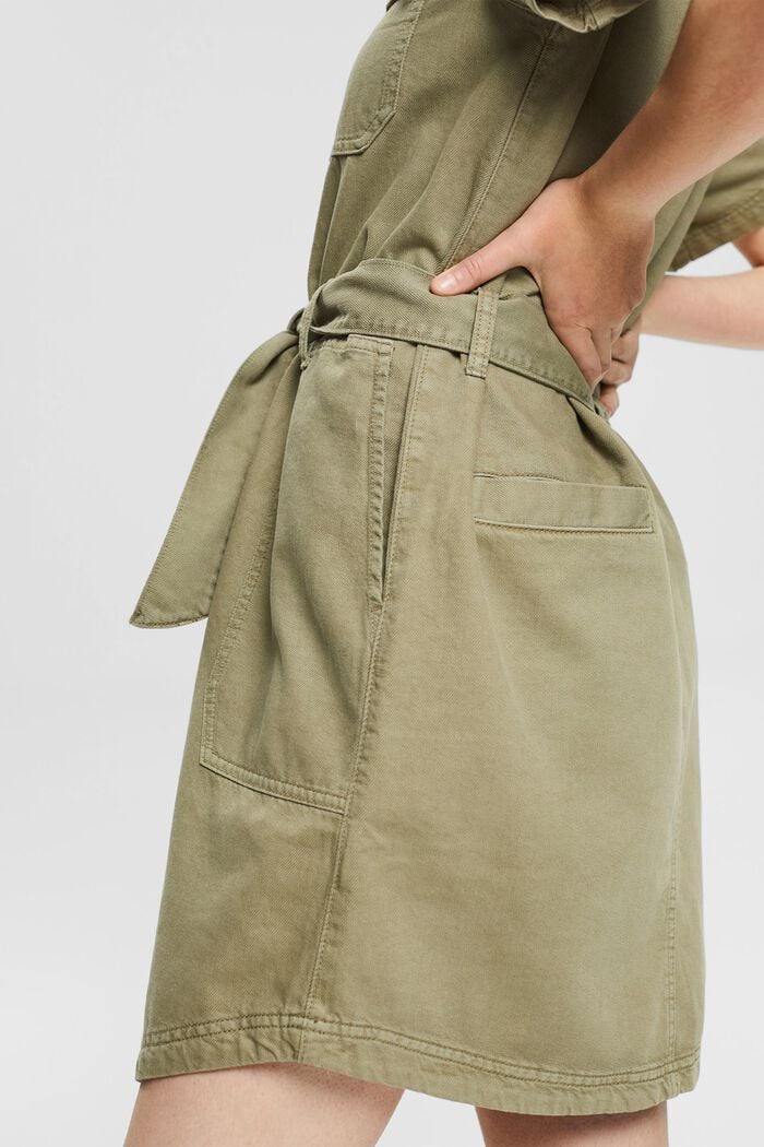 À teneur en TENCEL™ : la mini-robe à poches, LIGHT KHAKI, detail image number 2