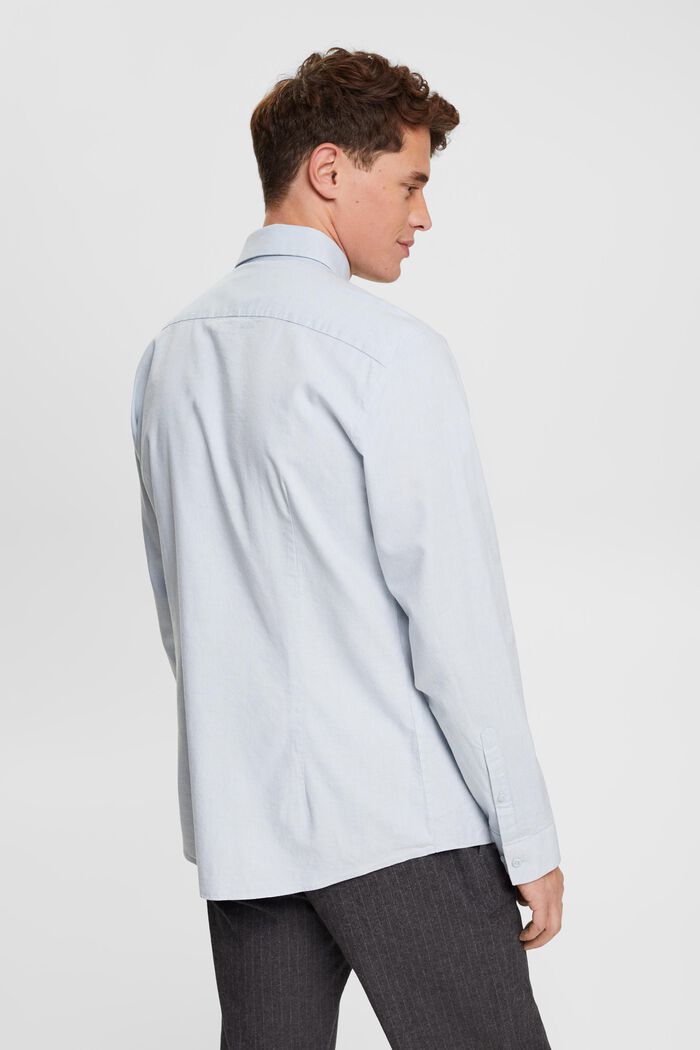 Chemise à col boutonné coupe Slim Fit, GREY BLUE, detail image number 3