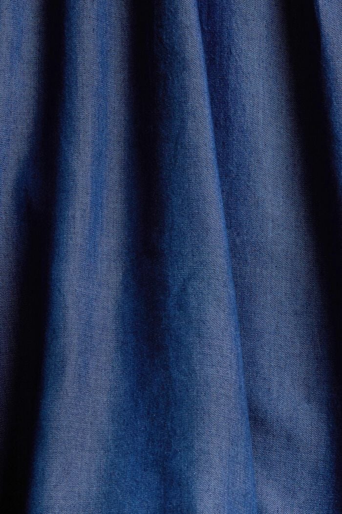 En TENCEL™ : la jupe mi-longue au look denim, BLUE MEDIUM WASHED, detail image number 4
