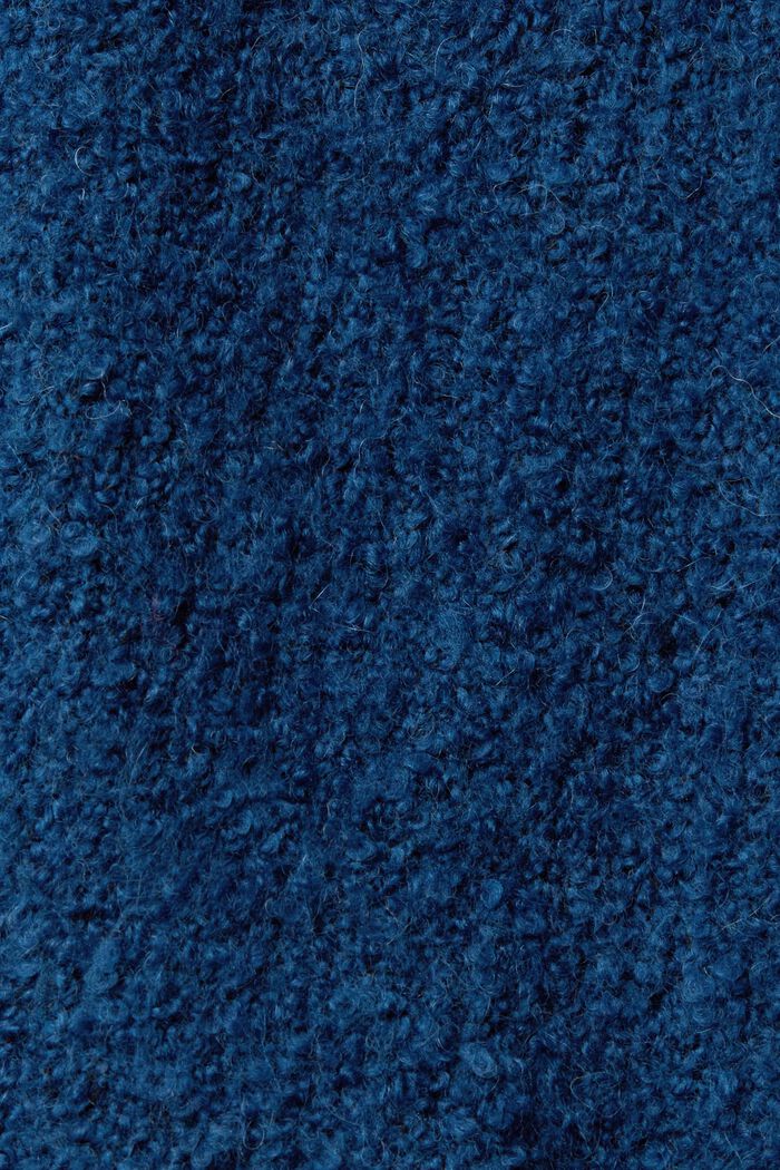 Cardigan en laine mélangée à ceinture, PETROL BLUE, detail image number 1