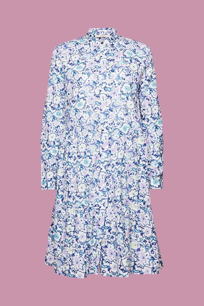 Mini-robe à motif floral all-over