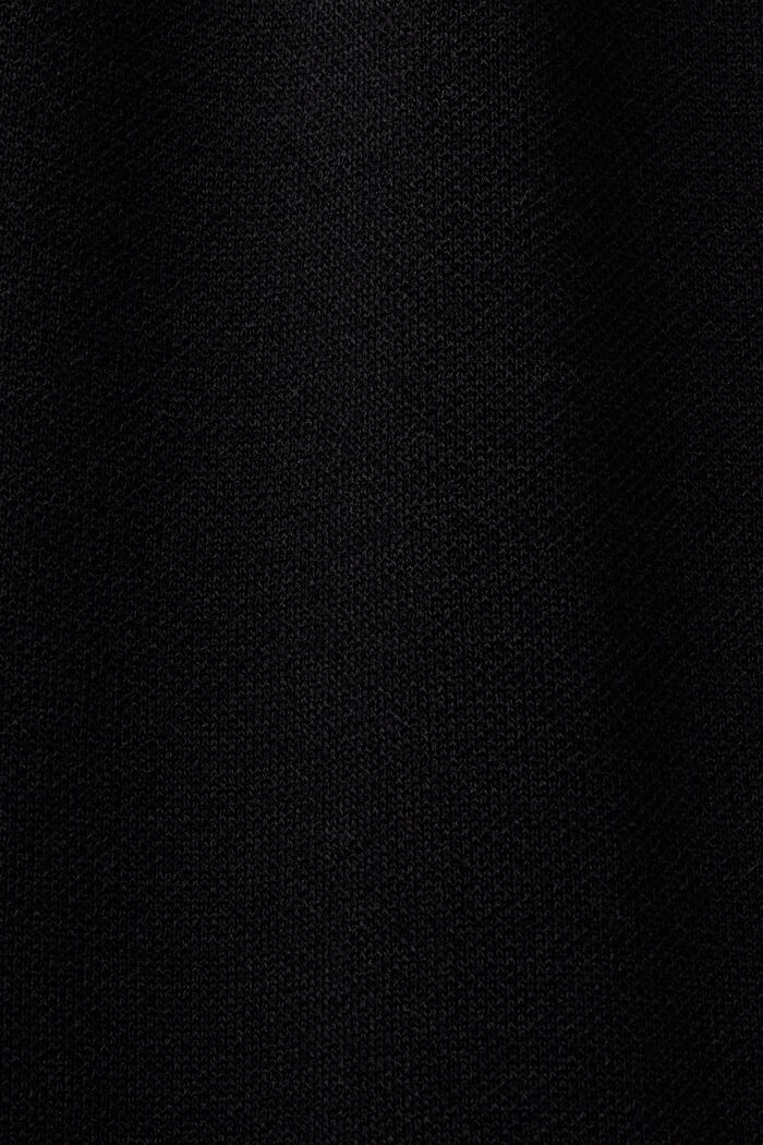Mini robe t-shirt plissée, BLACK, detail image number 5