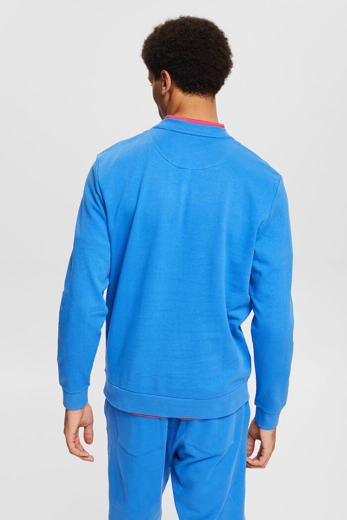 Sweat-shirt à petit motif brodé, BRIGHT BLUE, detail image number 3