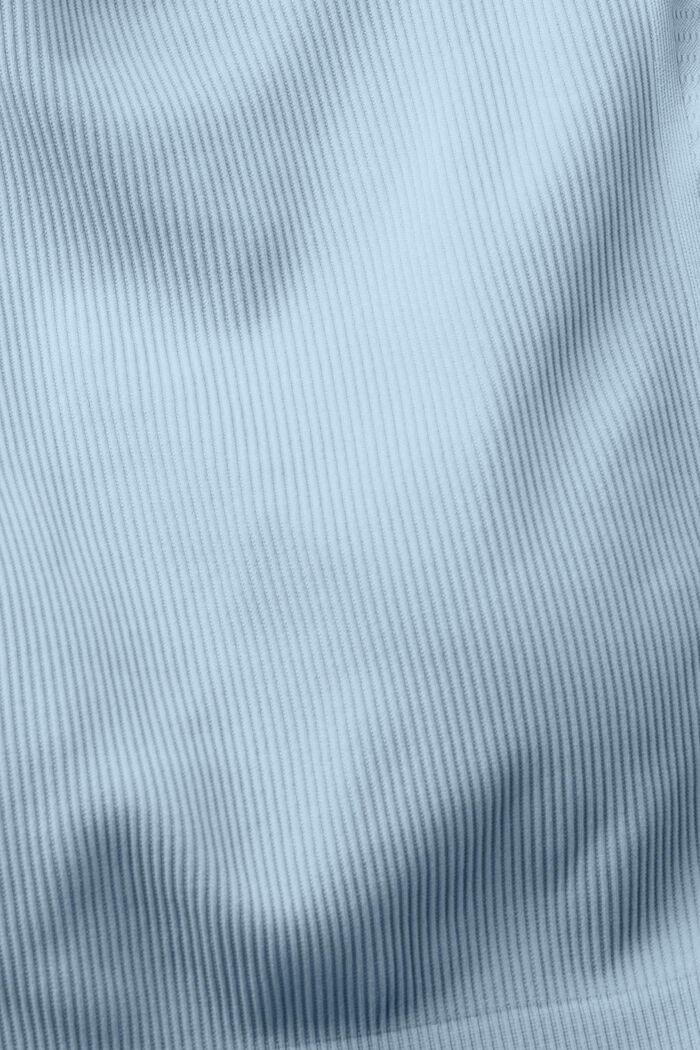 Soutien-gorge de sport côtelé, PASTEL BLUE, detail image number 4