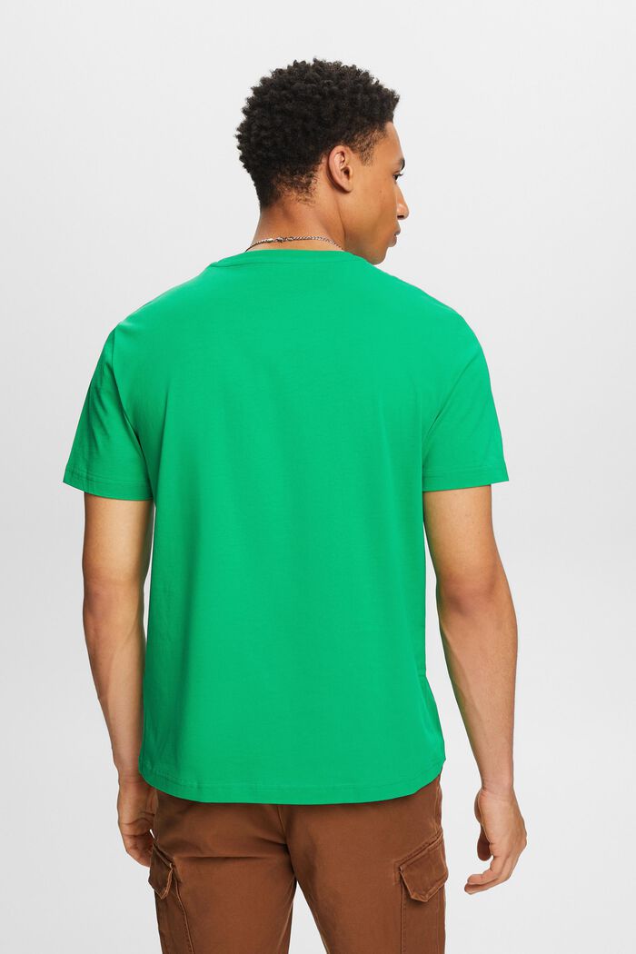 T-shirt à manches courtes et col ras-du-cou, GREEN, detail image number 2