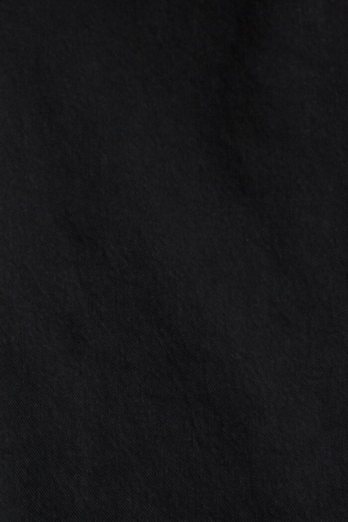 Jupe-culotte en denim à effets destroy, BLACK, detail image number 4