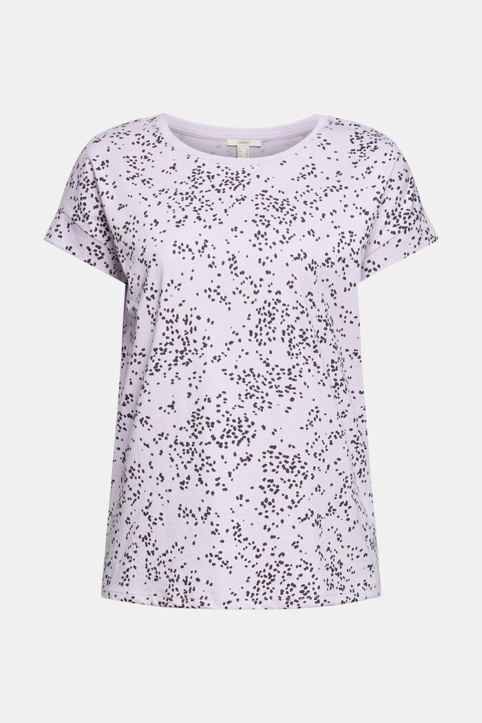 T-shirt à imprimé, 100 % coton, LILAC, detail image number 2