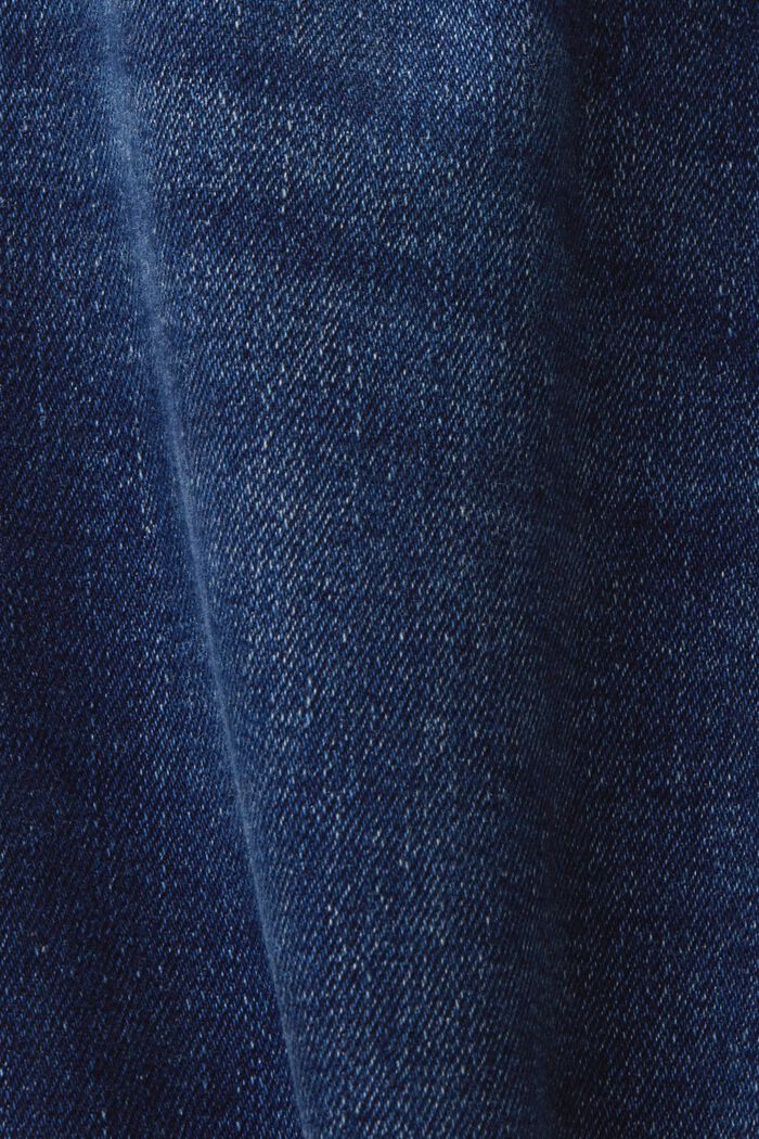 En matière recyclée : le jean Bootcut à taille haute, BLUE DARK WASHED, detail image number 6