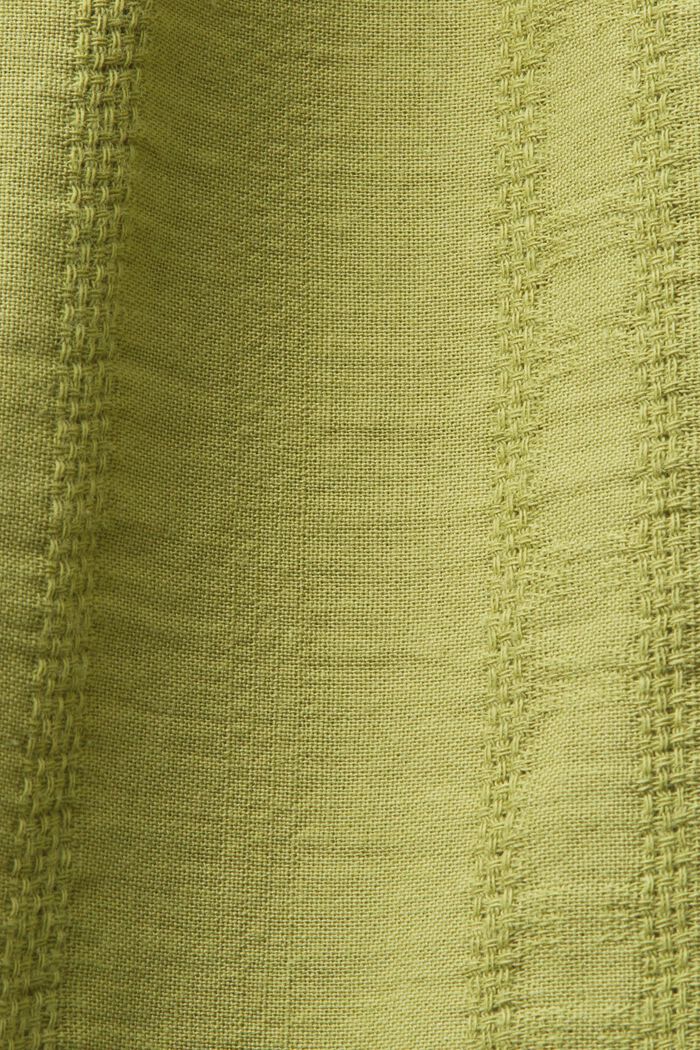 Mini-robe en coton, PISTACHIO GREEN, detail image number 5