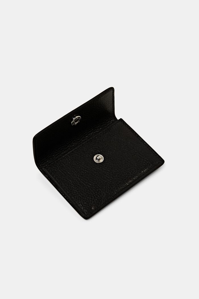 Petit portefeuille en cuir, BLACK, detail image number 3