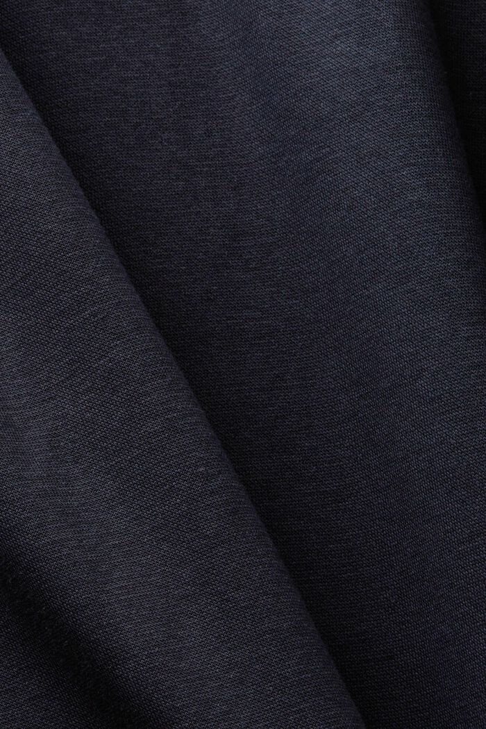 Sweat à capuche oversize en molleton de coton, BLACK, detail image number 7