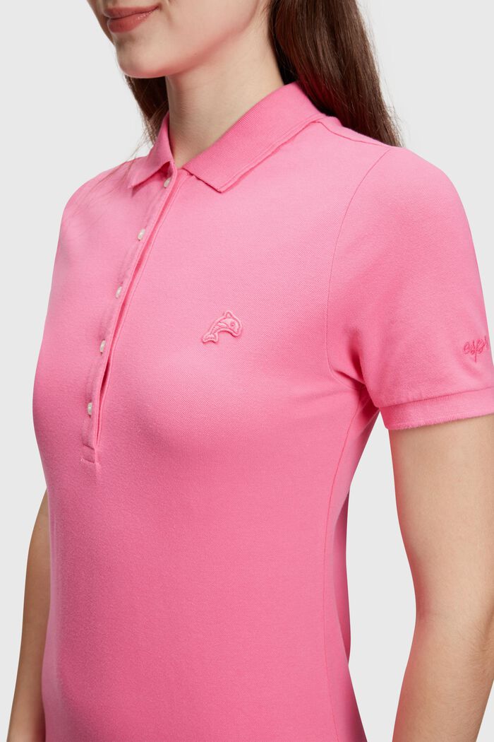 Robe polo classique Dolphin Tennis Club, PINK, detail image number 2