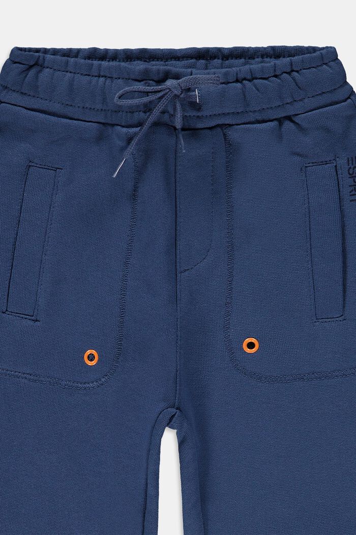 Pantalon de jogging en coton, BLUE, detail image number 2