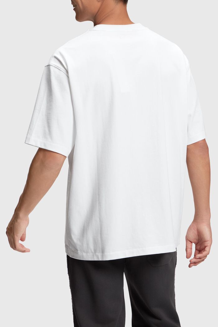 T-shirt de coupe carrée, WHITE, detail image number 1