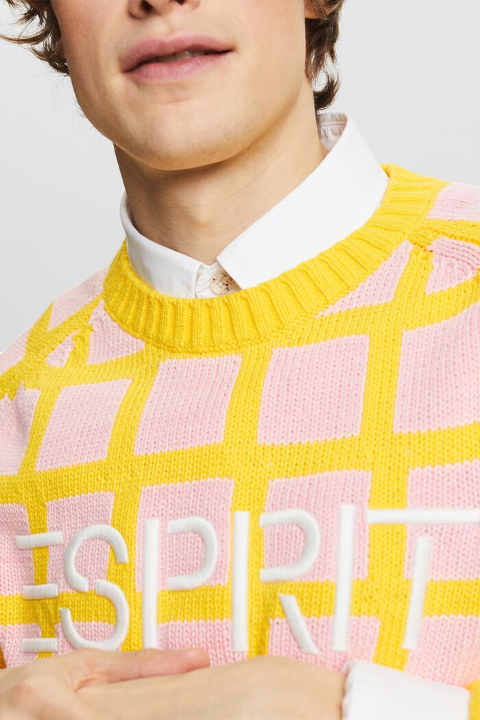 Sweaters, YELLOW, detail image number 3
