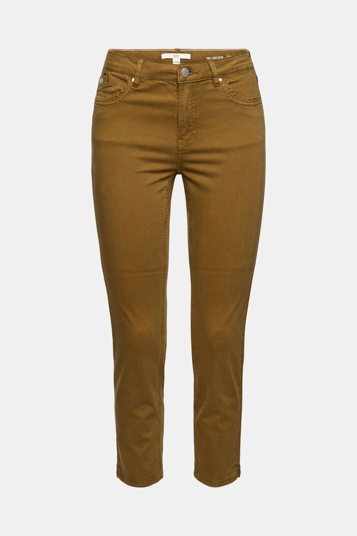 Pantalon super stretch à teneur en LYCRA®T400®, BROWN, detail image number 6