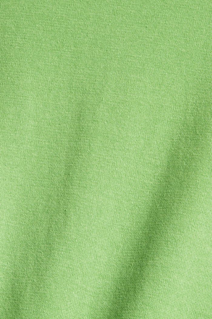Cardigan en coton mélangé, GREEN, detail image number 4