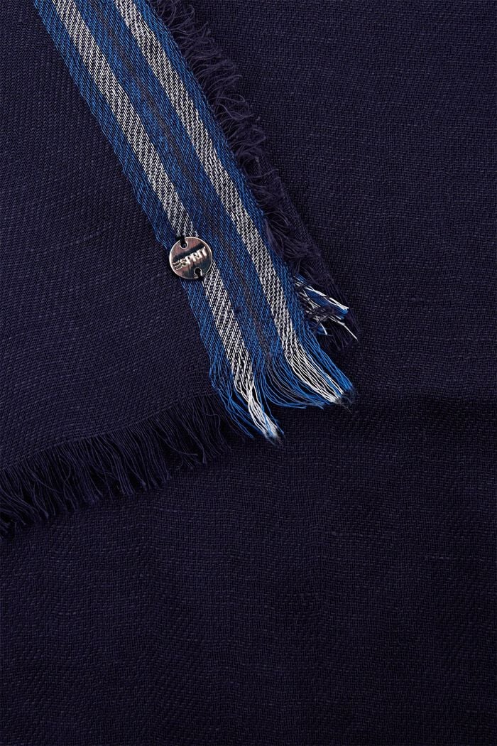 Écharpe en twill, DARK BLUE, detail image number 1