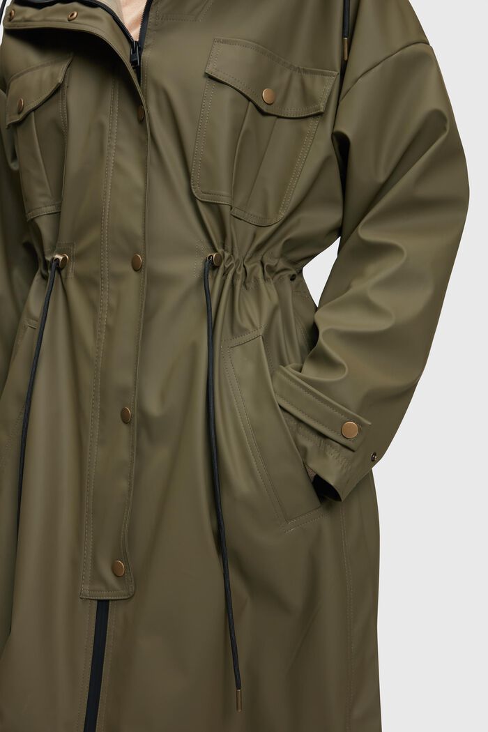 Manteau de pluie rembourré, KHAKI GREEN, detail image number 1
