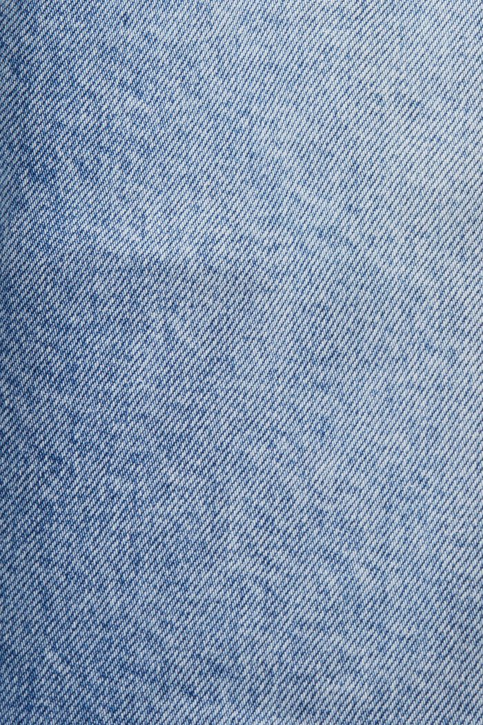 Jupe en jean de coupe courte, BLUE LIGHT WASHED, detail image number 4