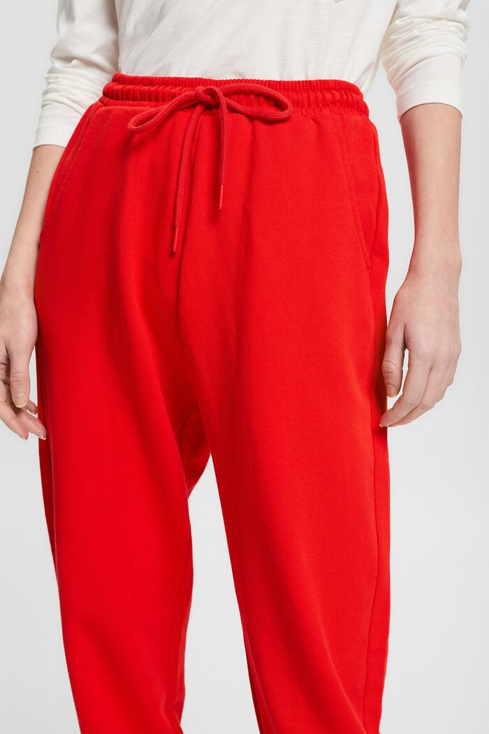 Pantalon de jogging, 100 % coton, ORANGE RED, detail image number 2