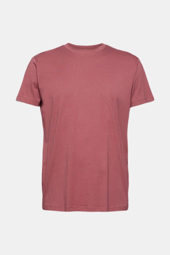 T-shirt en jersey, 100 % coton bio, BERRY RED, detail image number 0