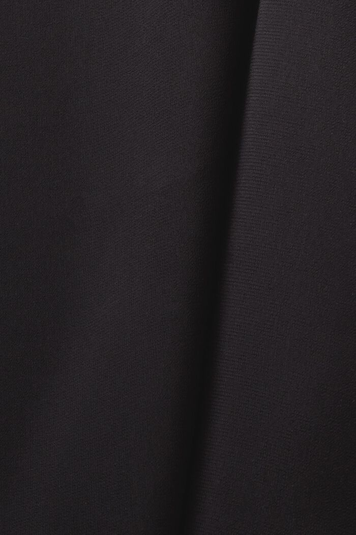Blouse sans manches en crêpe mousseline, BLACK, detail image number 5