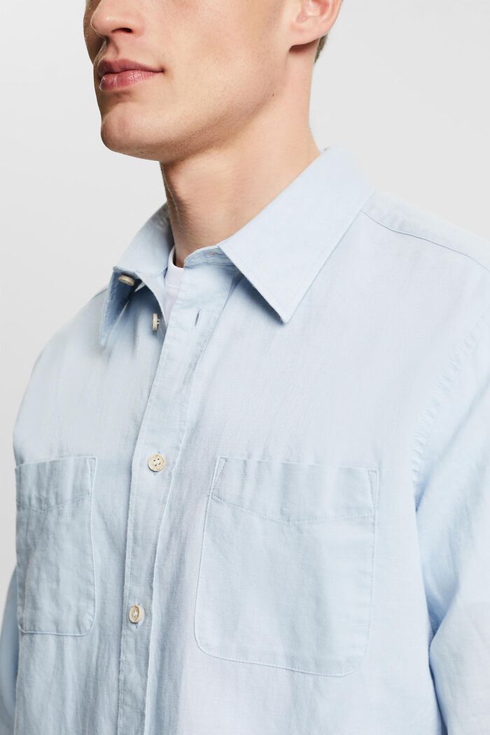 Chemise à manches longues, LIGHT BLUE, detail image number 3