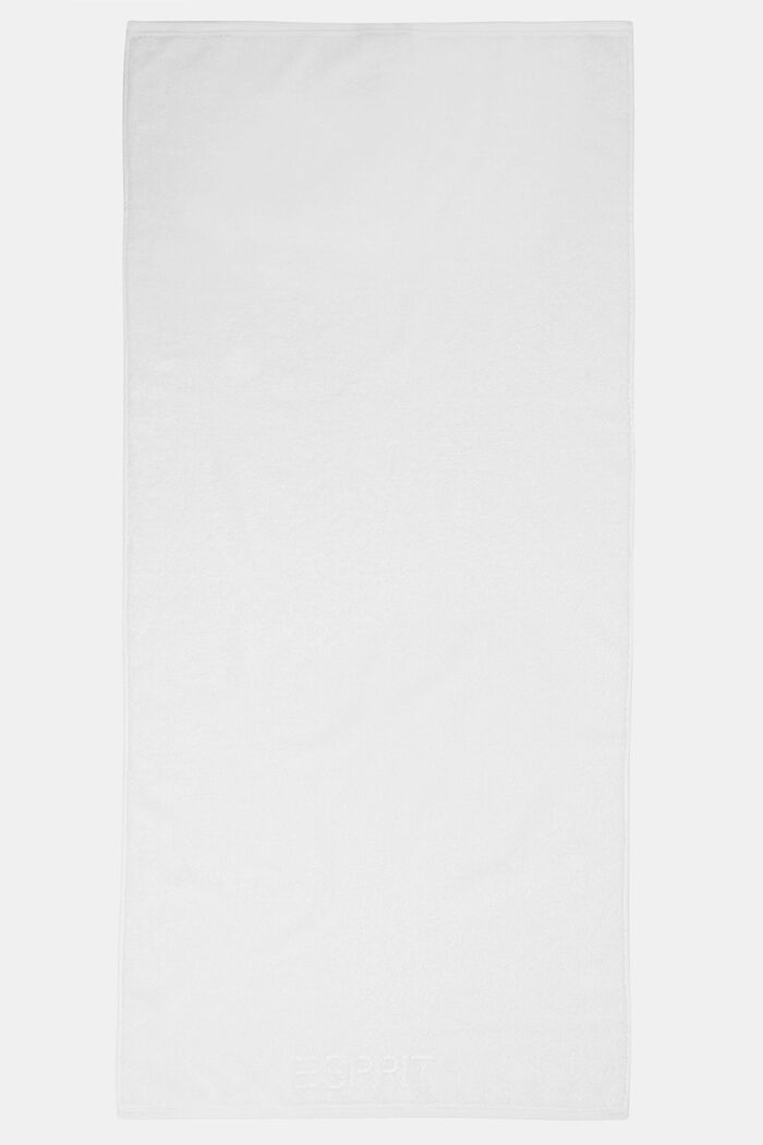 Collection de draps de bain en tissu éponge, WHITE, detail image number 0