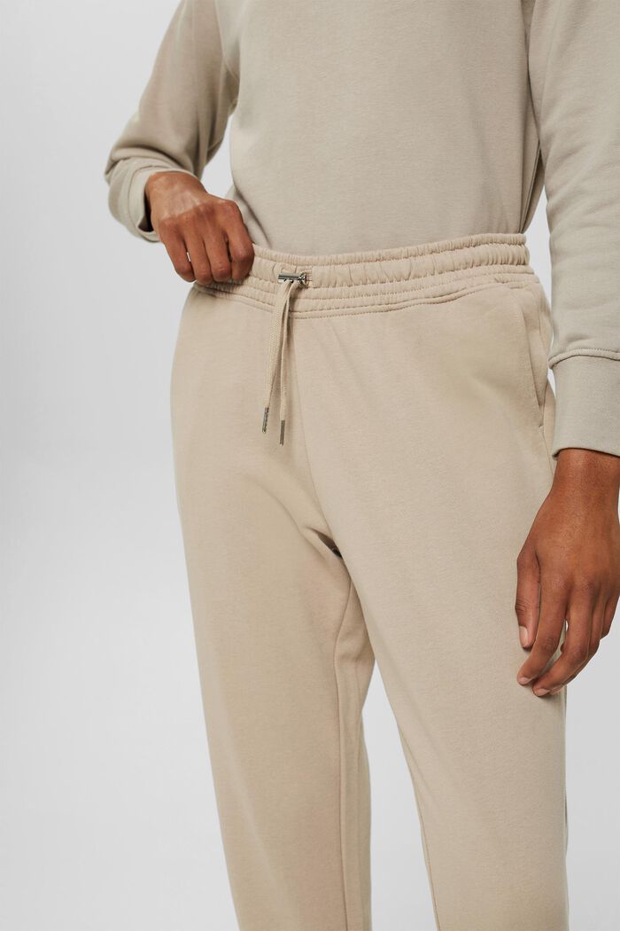 Pantalon de jogging, 100 % coton, LIGHT TAUPE, detail image number 2
