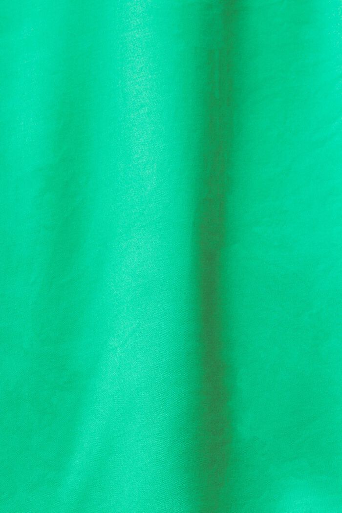 Haut drapé en satin, LIGHT GREEN, detail image number 5