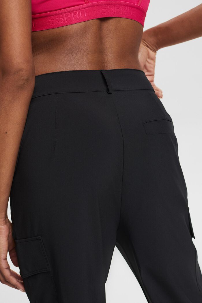 Pantalon de jogging style cargo, BLACK, detail image number 3