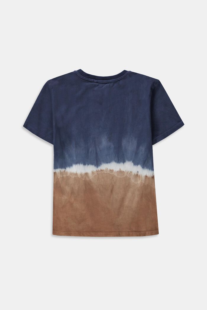 T-shirt d’aspect batik bicolore, GREY BLUE, detail image number 1