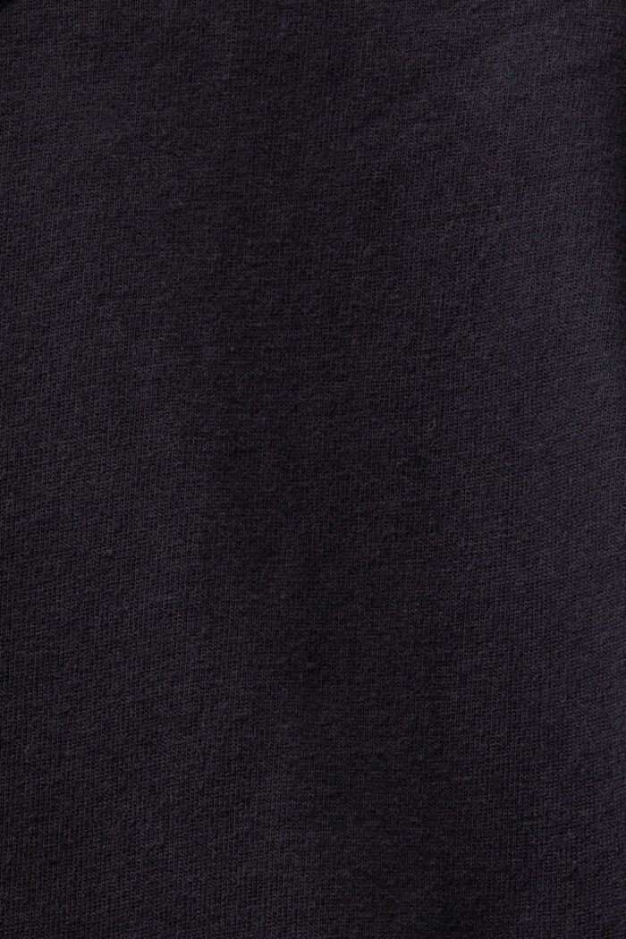T-shirt à col rond et manches longues, BLACK, detail image number 5