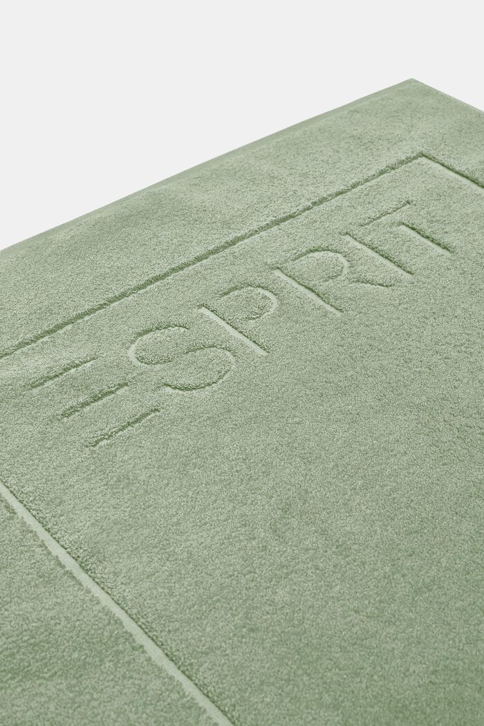 Tapis de bain en tissu éponge 100 % coton, SOFT GREEN, detail image number 1