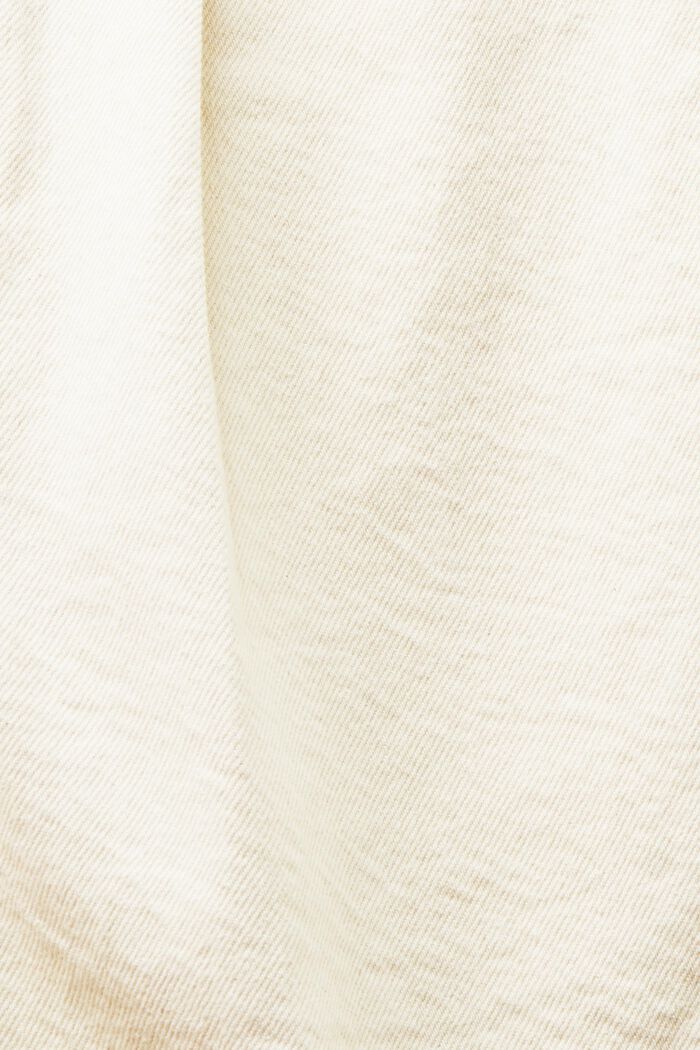 Short en twill de coton lavé, OFF WHITE, detail image number 6
