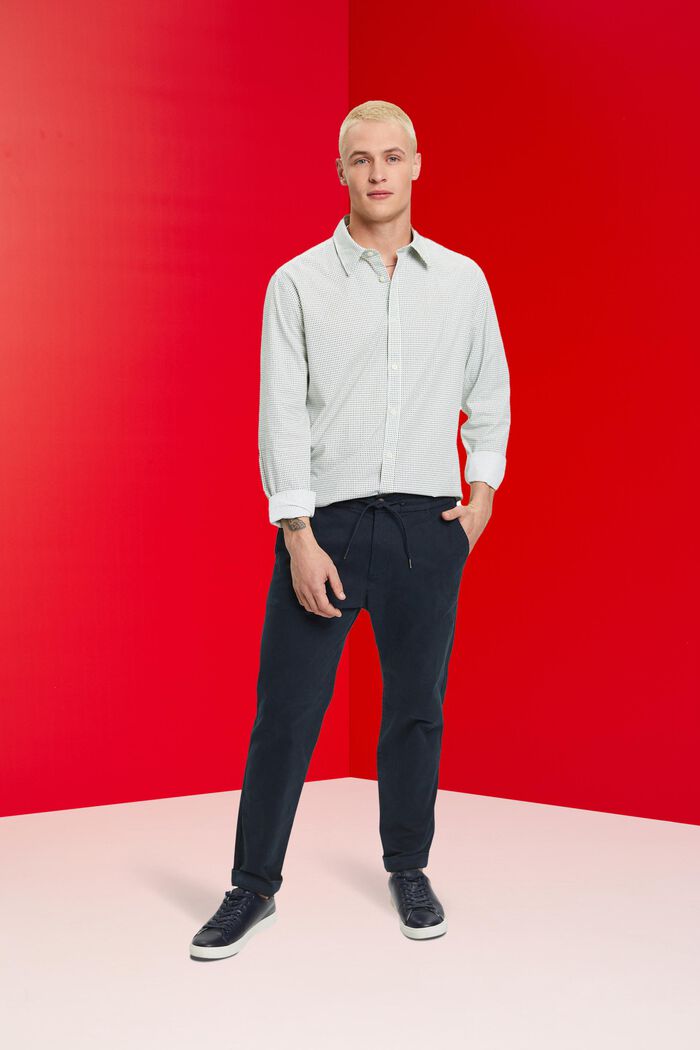 T-shirt de coupe Slim Fit à motif all-over, WHITE, detail image number 1