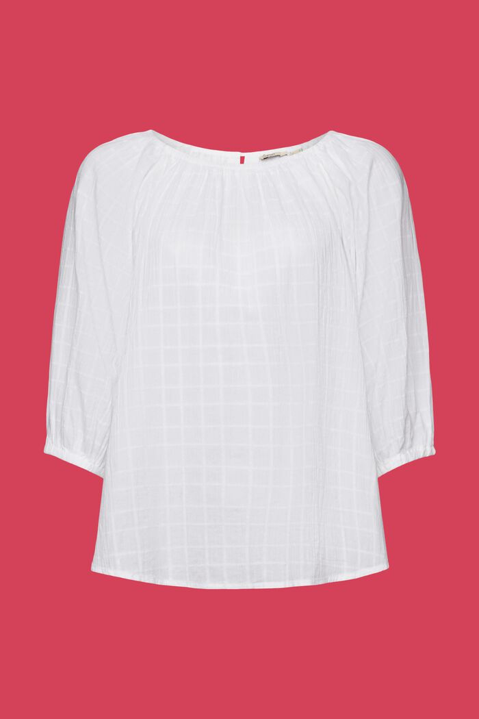 Blouses woven Regular fit, WHITE, detail image number 7