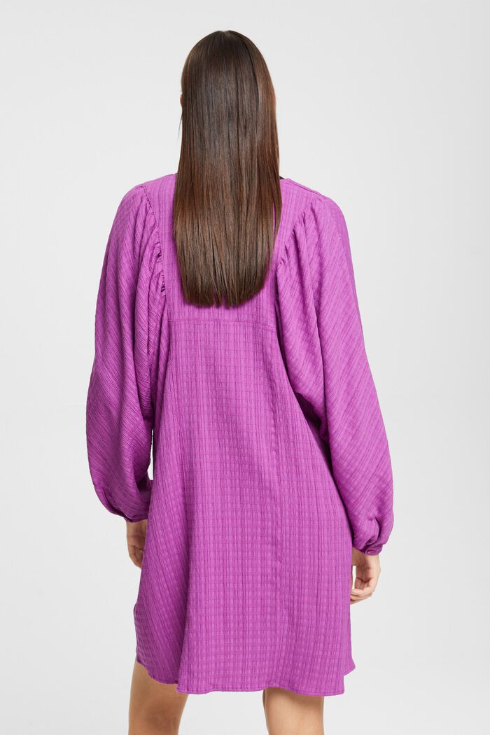 Mini-robe texturée, VIOLET, detail image number 3