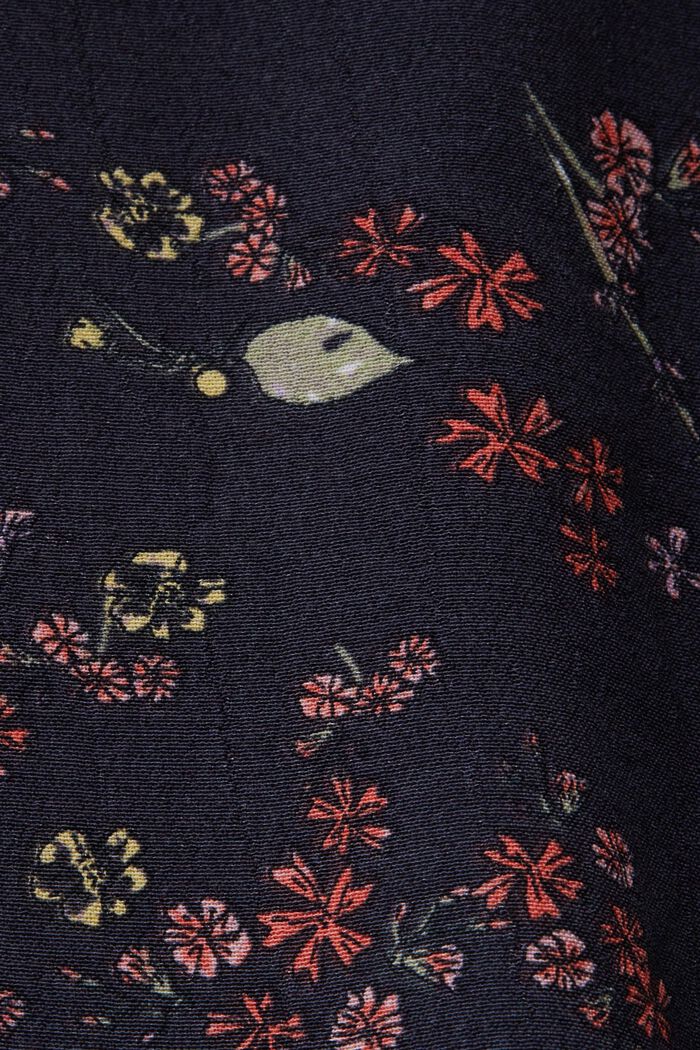 Mini-jupe froncée, LENZING™ ECOVERO™, DARK BLUE, detail image number 5