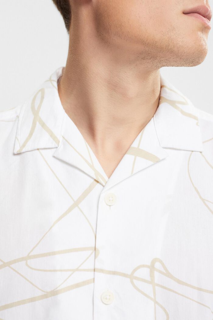 Chemise à motif, WHITE, detail image number 2