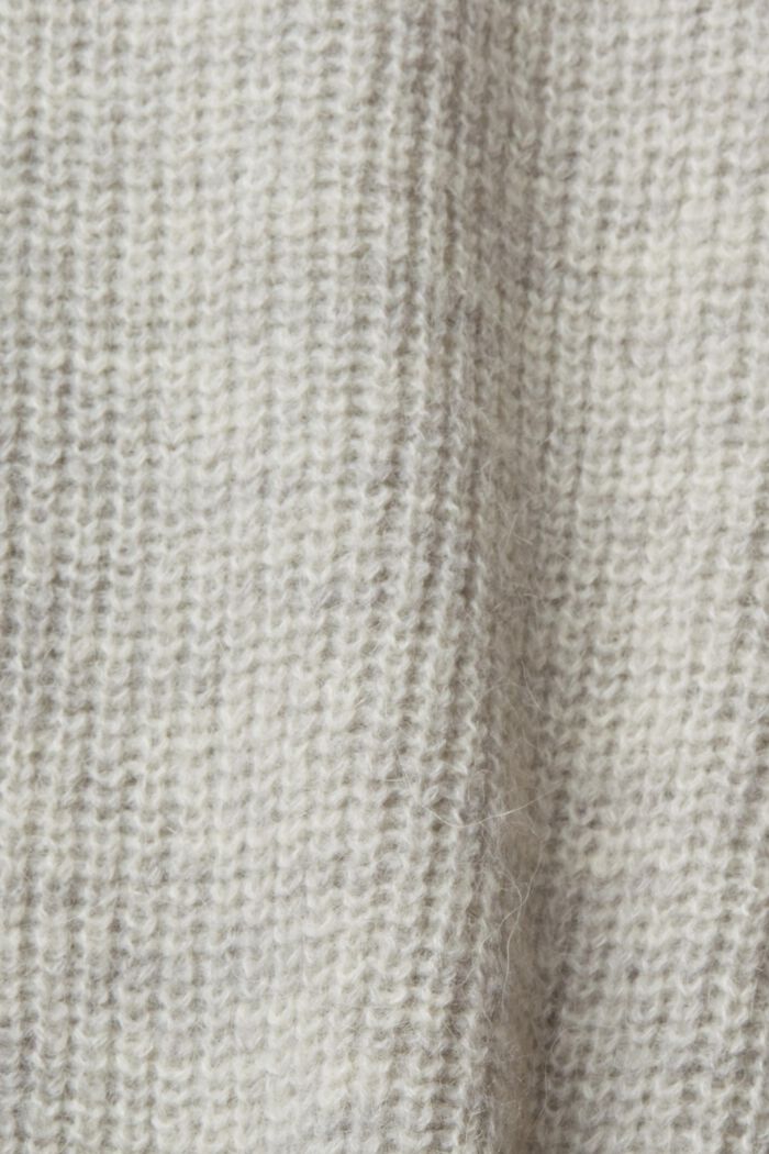 Pull en maille de laine mélangée, LIGHT GREY, detail image number 5